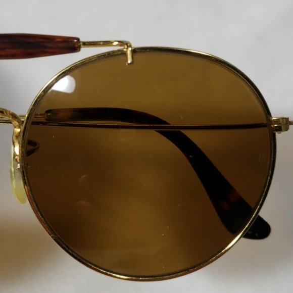 Ray-Ban B&L Vintage Outdoorsman Round Sunglasses - Picture 7 of 16
